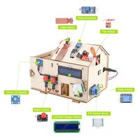 Kit de maison intelligente personnalisé Lonten pour Kit d'apprentissage électronique de démarrage Arduinos télécommande maison bricolage projet programmation STEM