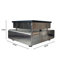 XEOLEO Commercial 25 Trous Japon Wafflera Maker Machine Électrique Coeur Forme Poffertjes Maker Baker Mini Pancake Machine