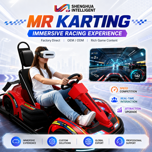 โครงการรถแข่ง MR ในร่มเพื่อความบันเทิงด้วยเทคโนโลยี <span class=keywords><strong>VR</strong></span>, รถโกคาร์ทเสมือนจริงที่ให้ผลตอบแทนสูง ยินดีต้อนรับสู่บริษัทของเราเพื่อเยี่ยมชมและทดลองใช้ - Product Image 5