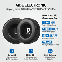 Kit de réparation de coussinets d'oreille de remplacement Beyerdynamic DT880 Pro/DT990 Pro pour DT770 Pro, confortables et résistants à la transpiration