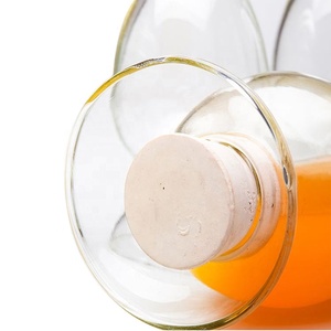 Bottiglia Conica in Vetro per Semi, Vetreria da Laboratorio, Bottiglia a Forma di Pera per <span class=keywords><strong>Esposizione</strong></span> Campioni con Tappo in Gomma - Product Image 3