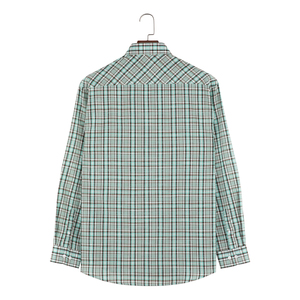 <span class=keywords><strong>Camisa</strong></span> formal profesional de <span class=keywords><strong>manga</strong></span> <span class=keywords><strong>larga</strong></span> <span class=keywords><strong>a</strong></span> <span class=keywords><strong>cuadros</strong></span> de alta calidad para hombres, camisas de vestir de algodón para hombre - Product Image 2