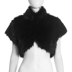 Viviblook D26TP335 Vêtements pour femmes Nouvelle mode sexy Col montant en fourrure Sexy Spicy Girl Crop Top pour femmes - Product Image 1