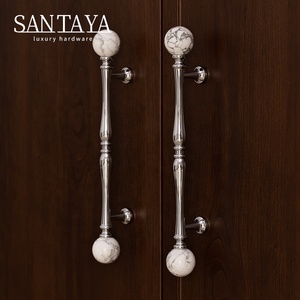 Kenop Lemari Dapur Santaya Brass Chrome Silver, Kenop Lemari Sepatu, Kenop Laci, Gagang Bola Kristal Mewah - Product Image 4
