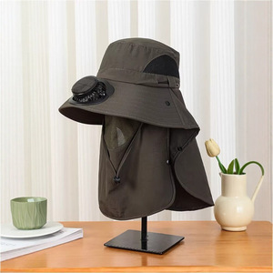 Chapeau de pêcheur anti-UV pour bébé garçon et fille, été, chapeau de pêche en plein air - Product Image 1