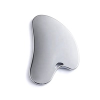 2024 rouleau de massage du visage Gua Sha en métal doré en acier inoxydable personnalisé (sans aiguille) outil de grattage