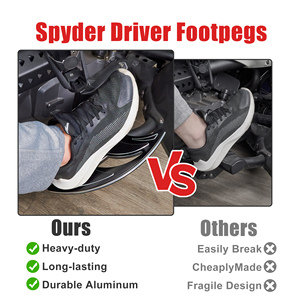 Offre Spéciale Repose-pieds en Aluminium en Forme de Batte pour Conducteur <span class=keywords><strong>Can</strong></span>-<span class=keywords><strong>Am</strong></span> <span class=keywords><strong>Spyder</strong></span> F3/F3-S/F3-T 2015+ <span class=keywords><strong>Accessoires</strong></span> Moto - Product Image 5