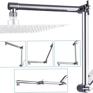 Barre <span class=keywords><strong>de</strong></span> <span class=keywords><strong>douche</strong></span> NES-RS14 : tube <span class=keywords><strong>d</strong></span>'extension <span class=keywords><strong>de</strong></span> pulvérisation supérieure réglable en hauteur et en <span class=keywords><strong>angle</strong></span>, bras <span class=keywords><strong>de</strong></span> support <span class=keywords><strong>de</strong></span> <span class=keywords><strong>douche</strong></span> pliable - Product Image 2