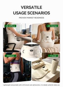 Ceinture de massage abdominale EMS rechargeable par USB avec batterie au lithium et 3 niveaux de chaleur pour la taille - Product Image 5