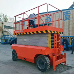 Piattaforma Aerea a Forbice Elettrica 6m-12m Sollevatore Mobile Skylift Ponteggio Antiscivolo in Acciaio Inossidabile Certificato CE ISO - Product Image 5