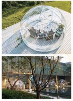 Abeille de jardin Tente d'extérieur en plastique transparent de haute qualité Tente de dôme de jardin géodésique Tente de dôme d'hiver