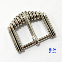 Boucles de ceinture personnalisées au prix d'usine, boucle à ardillon en métal argenté pour accessoires vestimentaires 30 MM