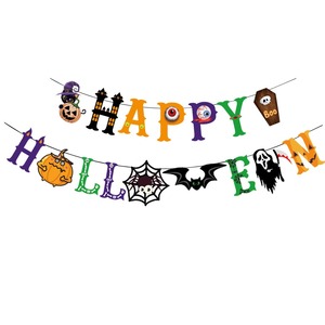 Adorno Colgante de Bruja, Murciélago y Fantasma de Dibujos Animados para Decoración de Fiesta de Halloween, Pancarta, Recuerdos para Niños, Uso Doméstico, Fiesta de Halloween - Product Image 5