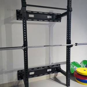 Dinuo Machine de gymnastique à domicile à bas prix Racks réglables pour haltérophilie Support mural <span class=keywords><strong>pliable</strong></span> pour squats - Product Image 3