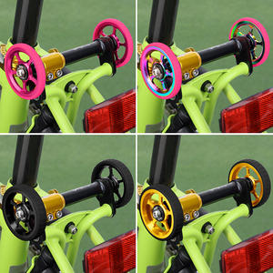 MUQZI Vélo pliant personnalisé en alliage d'aluminium Easywheel 61.7mm Easy Wheel avec <span class=keywords><strong>tige</strong></span> d'extension - Product Image 5
