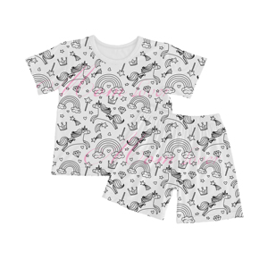 <span class=keywords><strong>Pigiama</strong></span> da colorare in cotone personalizzato per bambini, pigiami fai da te, per bambini, pigiami a manica lunga, per bambini - Product Image 3