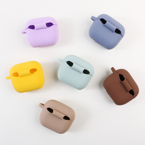 Bán Buôn Silicone Gen 2nd 3rd Thế Hệ Tai Nghe Bìa Trường Hợp Đối Với Không Khí Vỏ AirPods Pro Cho AirPods 1 2 3 Trường Hợp Sang Trọng Chống Sốc - Product Image 5