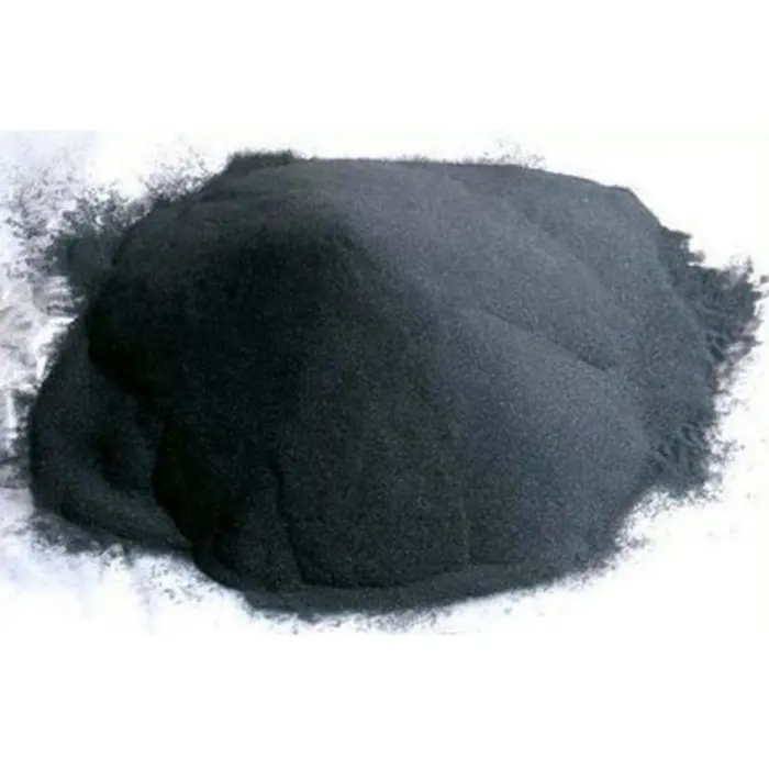 Poudre en carbure de silicium glacé, pureté 99%, couleur noire