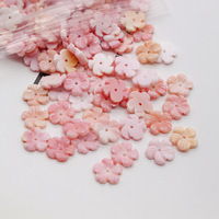 Nouveau Design 8/10/12mm perles de coquille de nacre naturelle en forme de fleur, perles de sakura sculptées à la main pour bricolage