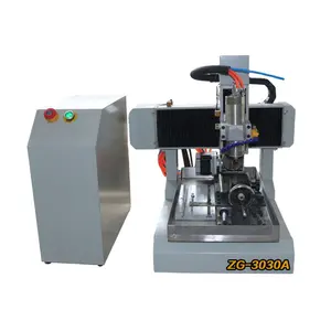 Small Cnc Machine Mini 3030 Small 4axis 3D Wood Carving Machine Sculpture With Rotary Axis Mini Cnc Router