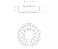 Moteur Servo DC Brushless Jupiter Custom 6010 à Haute Vitesse et Couple Élevé, Sans Cadre avec Encodeur 12-48V pour Appareils Électroménagers et Ventilateurs
