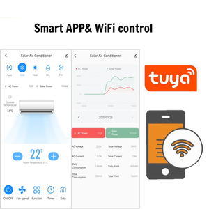 Sistema <span class=keywords><strong>de</strong></span> <span class=keywords><strong>Aire</strong></span> <span class=keywords><strong>Acondicionado</strong></span> Mini Split Híbrido <span class=keywords><strong>de</strong></span> CA con <span class=keywords><strong>Panel</strong></span> <span class=keywords><strong>Solar</strong></span> Fotovoltaico <span class=keywords><strong>de</strong></span> 1.5P 2P 3P, Accionamiento Directo, Inversor, 12k 18k 24k <span class=keywords><strong>Btu</strong></span> - Product Image 6