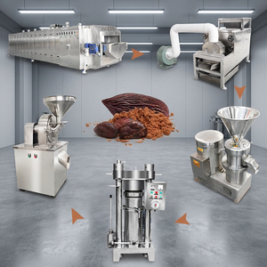 Línea de Producción Industrial y Comercial para Hornear y Moler, Trituradora de Cacao, Máquina Procesadora de Cacao, Molino con Capacidad de 500 kg - Product Image 1
