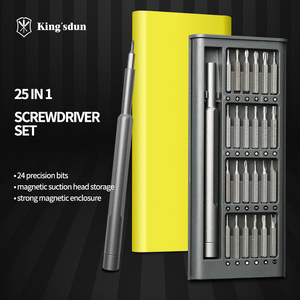 Juego de puntas de destornillador de precisión magnética para reparación electrónica, herramientas de reparación de teléfonos móviles, 25 en 1, 2 unidades - Product Image 3
