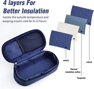 נייד מבודד אינסולין שקיות סוכרתי אינסולין עט Cooler נסיעות מקרה - Product Image 6