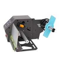 Découpeuse d'étiquettes entièrement automatique HDDT218, distributeur d'étiquettes électrique, vitesse réglable, 220V, pour étiquettes autocollantes en papier