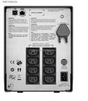 Onduleur APC Online Tower Mount SMC1500I-CH 1500VA/900W avec batterie intégrée