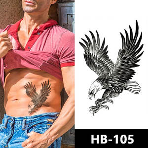 Autocollant de <span class=keywords><strong>tatouage</strong></span> de <span class=keywords><strong>bras</strong></span> d'animaux frais de corps imperméable temporaire non toxique pour hommes en gros - Product Image 6