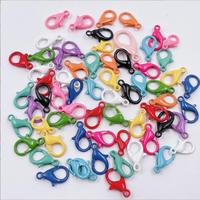 Mousquetons pivotants en forme de cœur colorés pour accessoires DIY, chaînes porte-clés et fermoirs à ressort