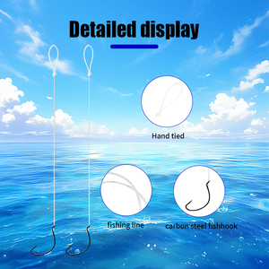 Anzuelos Circulares con Eslabón de Alambre de Acero para Pesca de Pulpo en Agua Salada, para Bagre, Lubina y Equipo de Pesca de Surf - Product Image 2