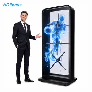 HDFocus 65cm 1X3 Mur vidéo publicitaire vertical grand format <span class=keywords><strong>3D</strong></span> <span class=keywords><strong>Hologramme</strong></span> Humain 5000 Nits Haute Luminosité Contrôle par Application Intelligente - Product Image 1