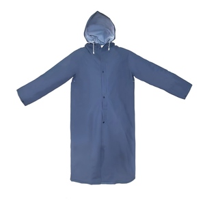 Impermeable <span class=keywords><strong>de</strong></span> Alta Calidad, Chaqueta <span class=keywords><strong>de</strong></span> Lluvia Larga <span class=keywords><strong>de</strong></span> PVC y Poliéster para <span class=keywords><strong>Trabajadores</strong></span> Industriales, Resistente y Transpirable - Product Image 2