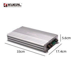 เครื่องขยายเสียงรถยนต์ Kuerl 1200W โมโน คลาส D ระบบเสียงดิจิตอล อัพเกรด อลูมิเนียมอัลลอยด์ 33x17.4x5.6 ซม. - Product Image 1