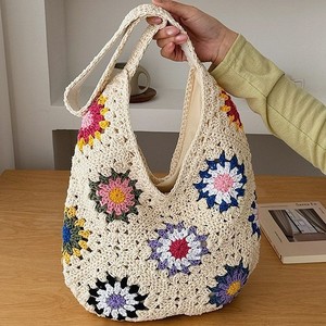 Design de luxe européen et américain, tricoté et brodé à la main au crochet, Printemps-Été, OME, Mode urbaine de <span class=keywords><strong>grand</strong></span>-mère, Portable - Product Image 4