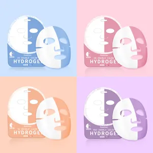 Coreano colorido Hydro Jelly hoja máscara facial hidratante Arco Iris multicolor colágeno máscara facial máscara de hidrogel