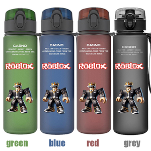 แก้วน้ำพลาสติก Robloxs 560 มล. ลายสติทช์ อนิเมะ เกม พิมพ์ลายแบบด้าน แก้วน้ำแบบมีฝาปิด ของขวัญ สีดำ น้ำเงิน เขียว แดง ขวดน้ำความจุขนาดใหญ่ - Product Image 5