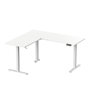Customized Single Motor 3-Stage Electric Height Adjustment (73-116cm) <b>L</b>-<b>Shaped</b> Modern Convertible Metal <b>Desk</b> Office <b>Desk</b> - Product Image 3