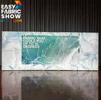 BIG Easy Lightweight 120mm Seg Light Box Backdrop Pameran Dagang untuk Dinding Display Pameran Kustom