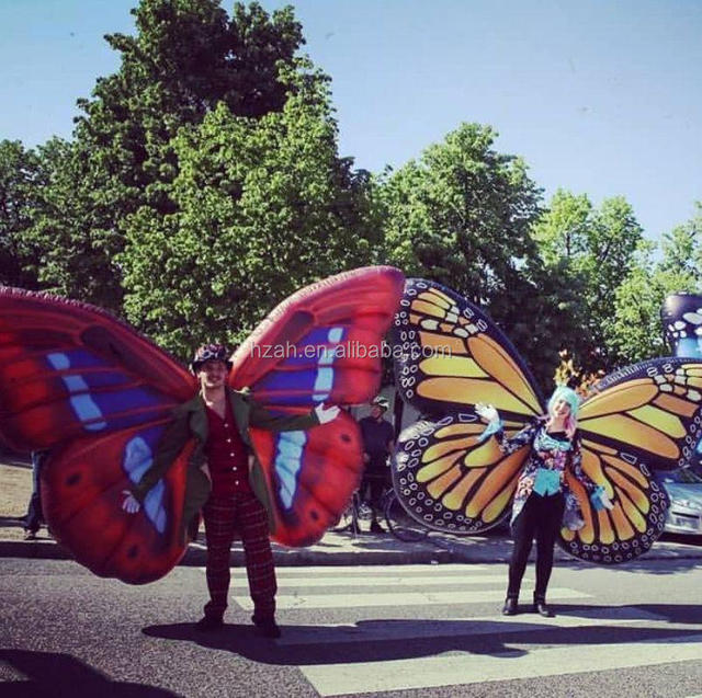 Giant Inflatable Butterfly for Outdoor Decoration/Inflatable Wearable Butterfly Wings
