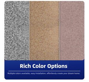 Peinture Murale Effet <span class=keywords><strong>Pierre</strong></span> Mala Colorée Oakhouse Manufacture – Enduit Anti-Rayures Intérieur/Extérieur – Revêtement Mural en Porcelaine Cristalline Texturée Effet Marbre Artistique - Product Image 4