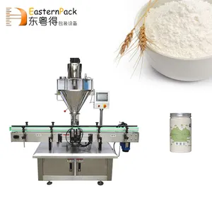 Small Automatic weighing bottle sealing packing 100 500 1000g detergent dry washing powder filling machine
