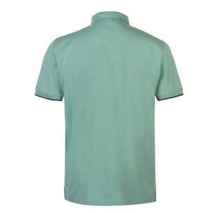 Vente en gros de chemises décontractées de haute qualité 100% coton avec logo personnalisé, respirantes, à manches courtes et col rabattu, unisexe, nouvelle mode - Product Image 5