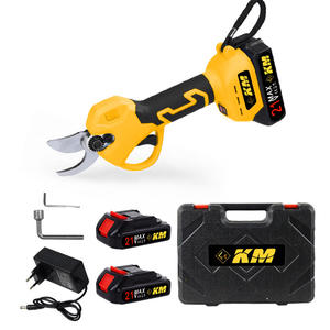 กรรไกรตัดแต่งกิ่งไฟฟ้า Km ความจุการตัด 20 มม. กรรไกรตัดแต่งกิ่งไร้สายแบบชาร์จไฟได้ ดีไซน์แบบตัดสองด้าน ใช้งานได้ทั้งมือซ้ายและขวา - Product Image 5