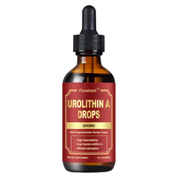 Complément anti-âge à base de plantes Rosebest Custom 2000mg Urolithin A et extrait de grenade en gouttes liquides avec collagène et vitamine C