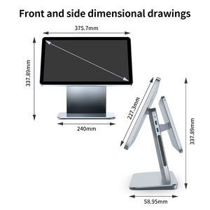 Aluminum Alloy 15.6 Inch <strong>POS</strong> Cash Register Factory Direct Sales All-in-one <strong>POS</strong> End Point Cash Register Retail <strong>Custom</strong> Design - Product Image 5