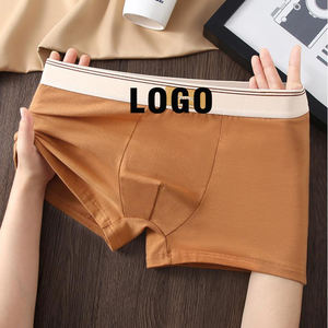 Calzoncillos Bóxer de Algodón para Hombre, Fabricante OEM ODM, Logotipo Personalizado, Ropa Interior Cómoda, Bóxer de Algodón para Hombre - Product Image 1